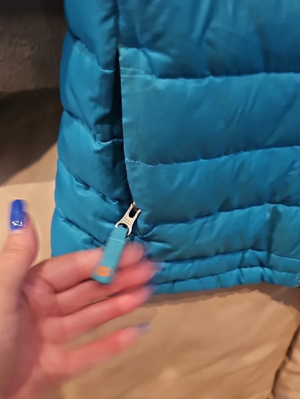 Marmot Bright Teal Blue Packable Puffer Jacket